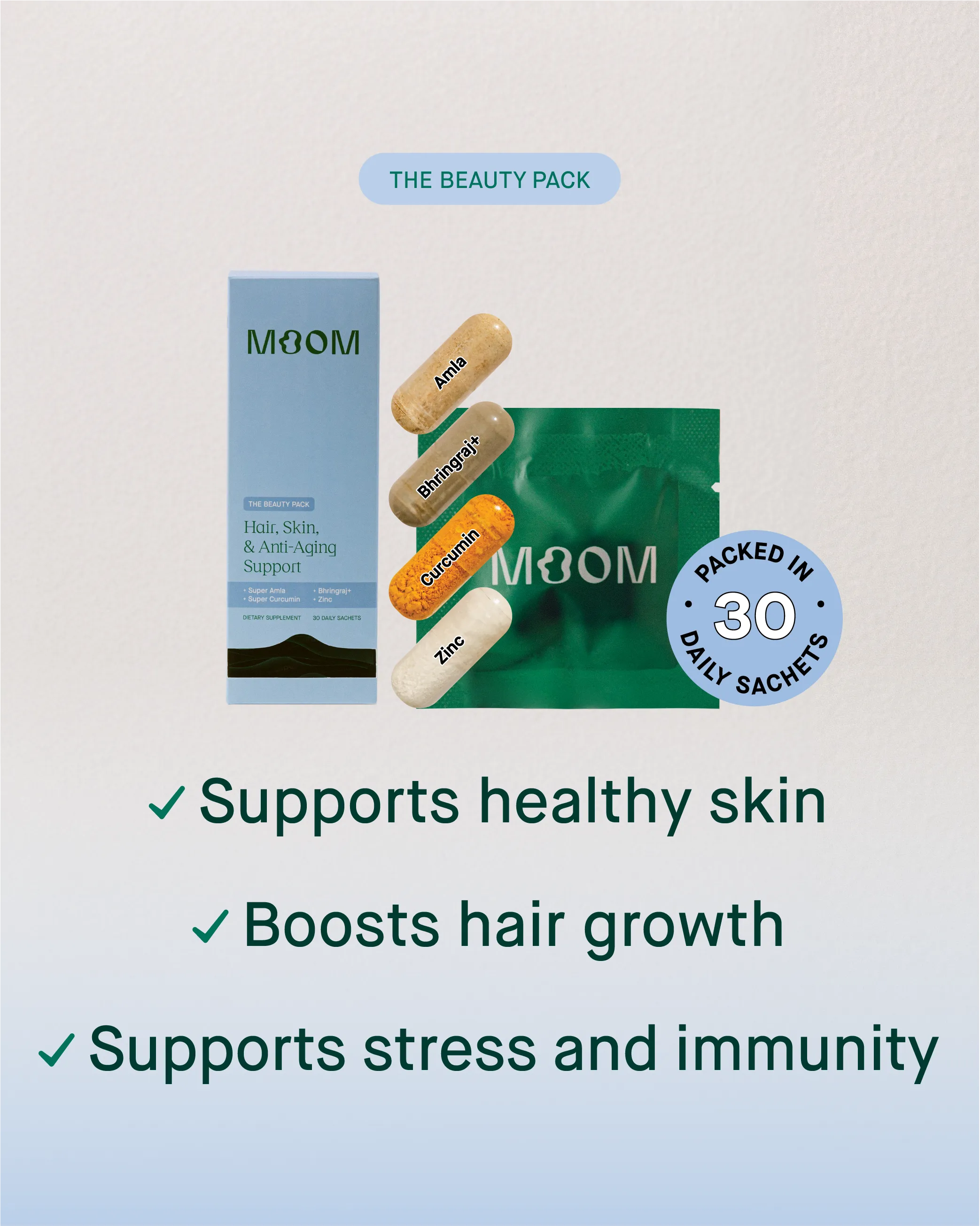 The Beauty Pack: Hair, Skin, and Anti-Aging Support